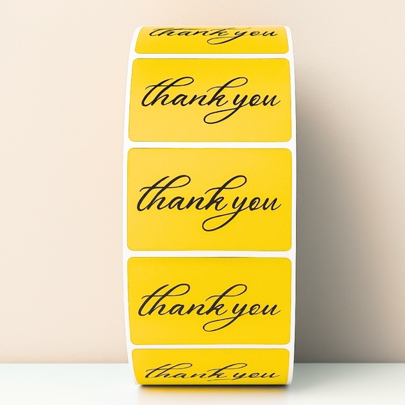 Thank You Stickers for Small Business |100 Self-Adhesive 8 COLORS TO CHOOSE FROM - Picture 8 of 11